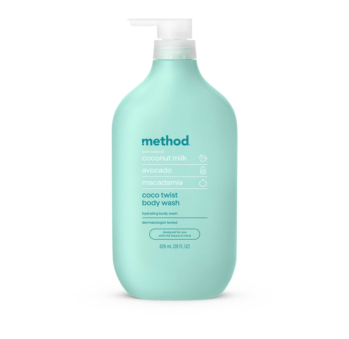 Method Body Wash, Sea + Surf, Paraben and Phthalate Free, 28 oz, (Pack of 1)