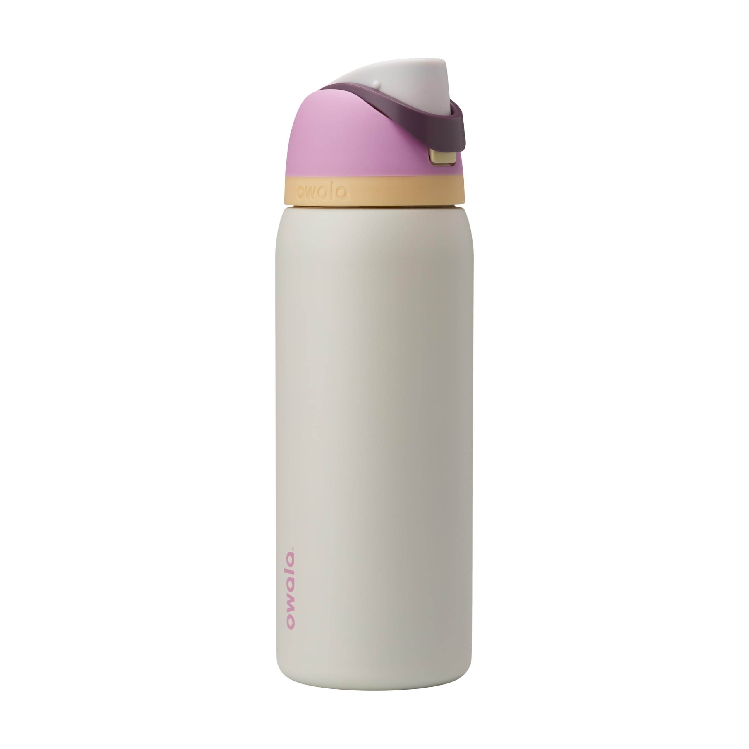 Owala FreeSip Insulated Stainless Steel Water Bottle with Straw, BPA-Free Sports Water Bottle, Great for Travel, 24 Oz, Very, Very Dark | Insulated, with Straw, for Sports, Travel, and School, BPA-Free