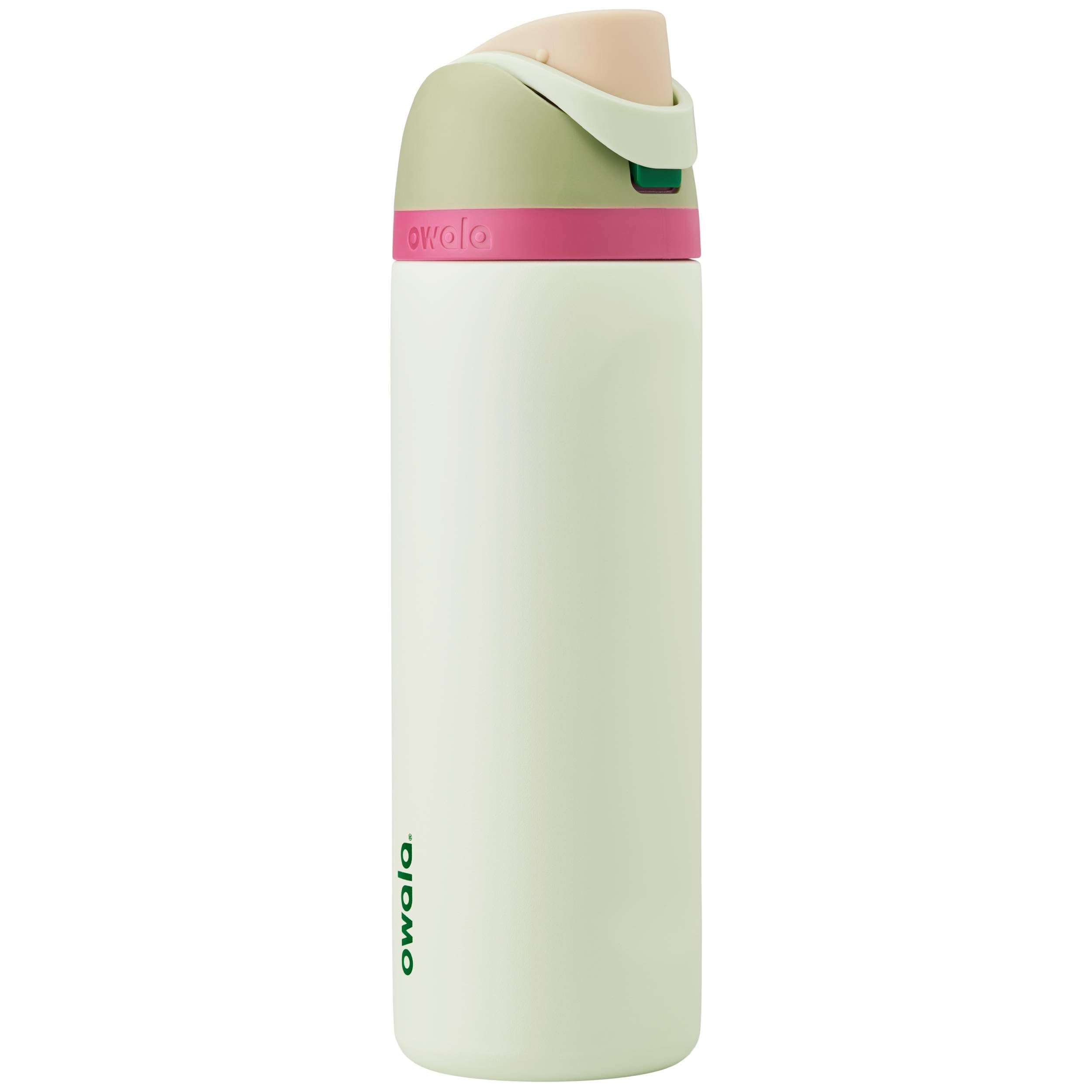 Owala FreeSip Insulated Stainless Steel Water Bottle with Straw, BPA-Free Sports Water Bottle, Great for Travel, 24 Oz, Black Cherry