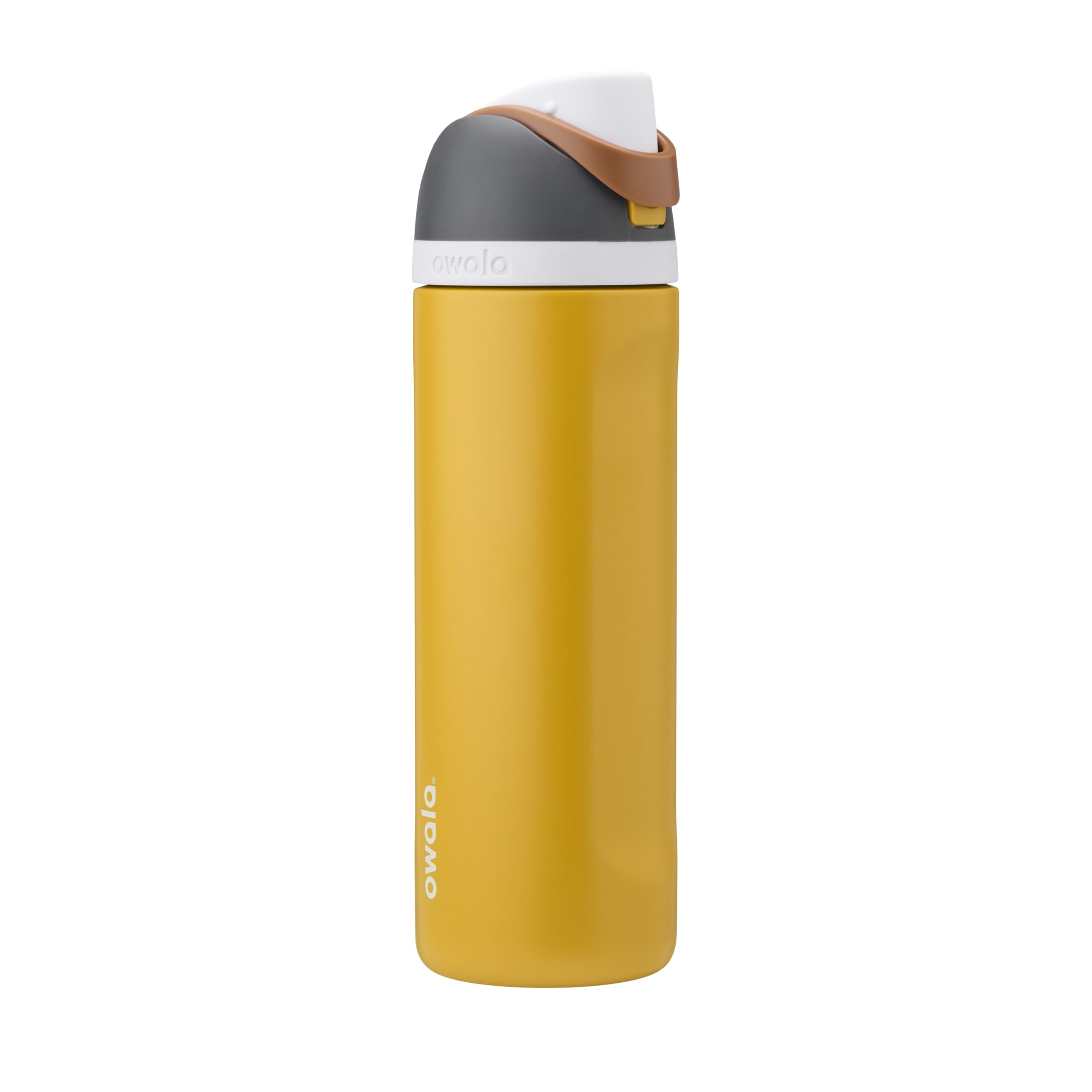 Owala FreeSip Insulated Stainless Steel Water Bottle with Straw, BPA-Free Sports Water Bottle, Great for Travel, 24 Oz, Very, Very Dark | Insulated, with Straw, for Sports, Travel, and School, BPA-Free
