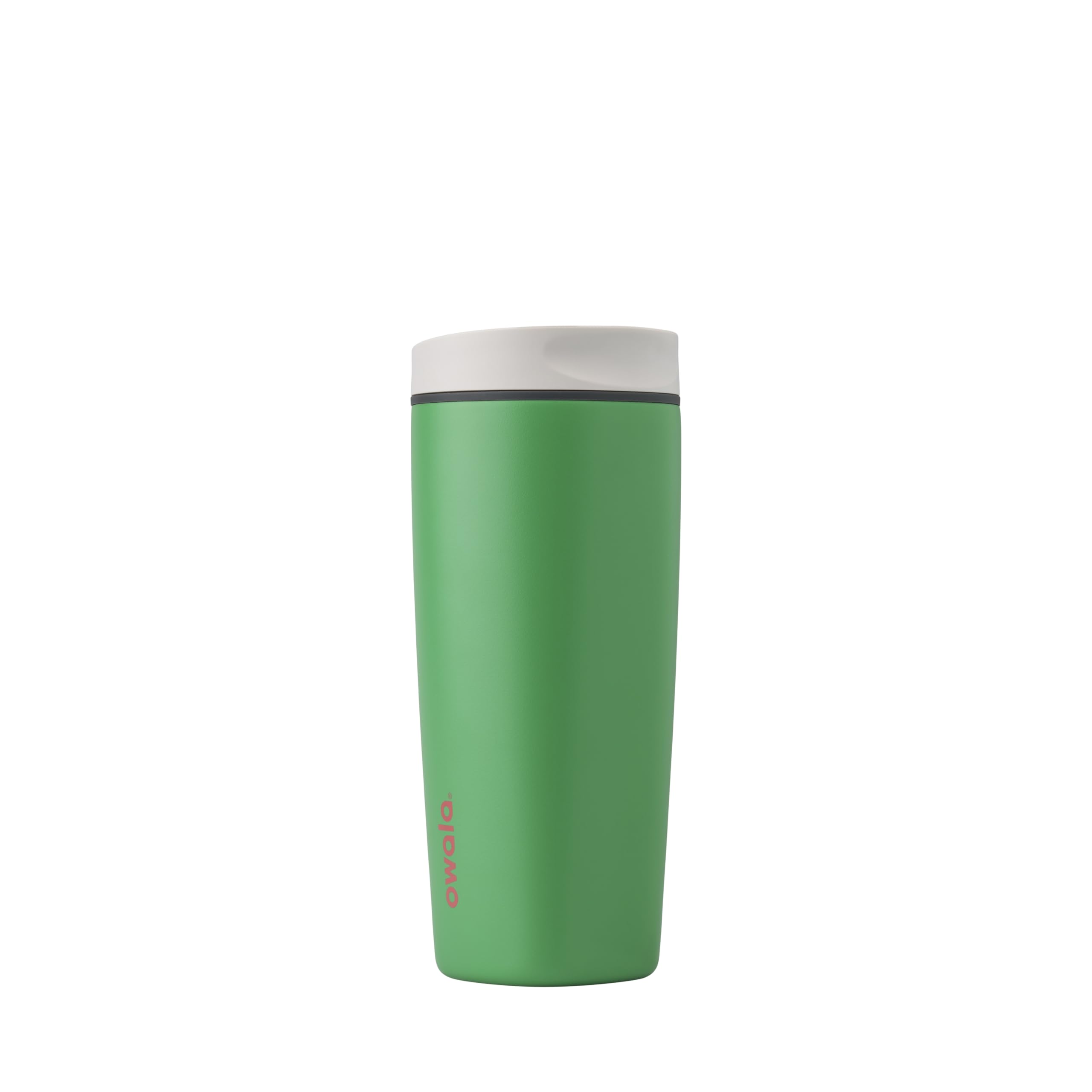 Owala SmoothSip Slider Insulated Stainless Steel Coffee Tumbler, Reusable Iced Coffee Cup, Hot Coffee Travel Mug, BPA Free 20 oz, In Bloom