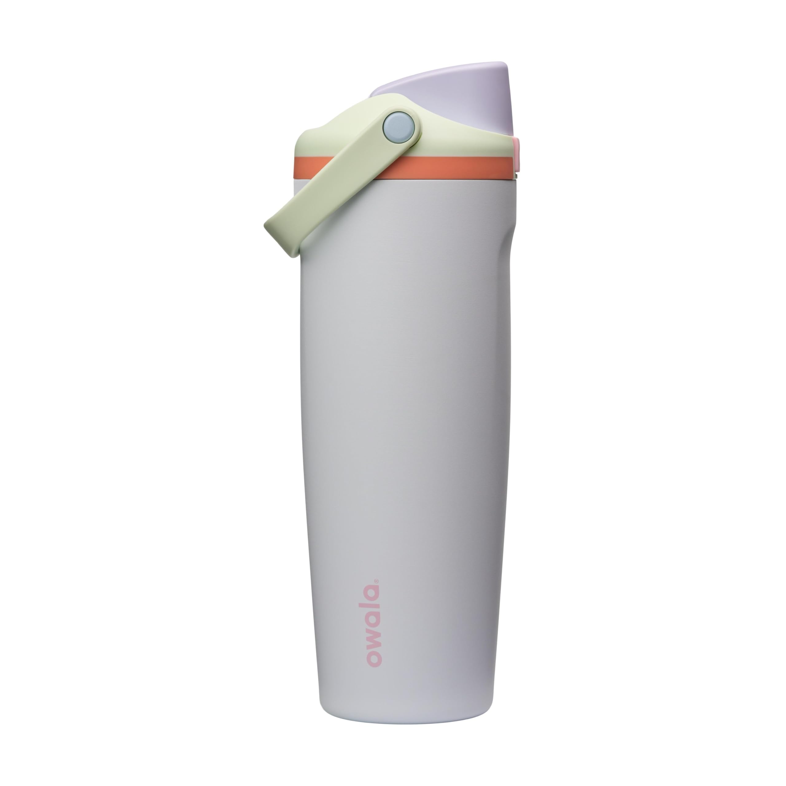 Owala FreeSip Sway Insulated Stainless Steel Water Bottle with Two-Way Spout, Built-In Straw and Bucket Handle, Made for Travel, School, and Sports, 30oz, BPA Free, Leak Proof, Foggy Tide