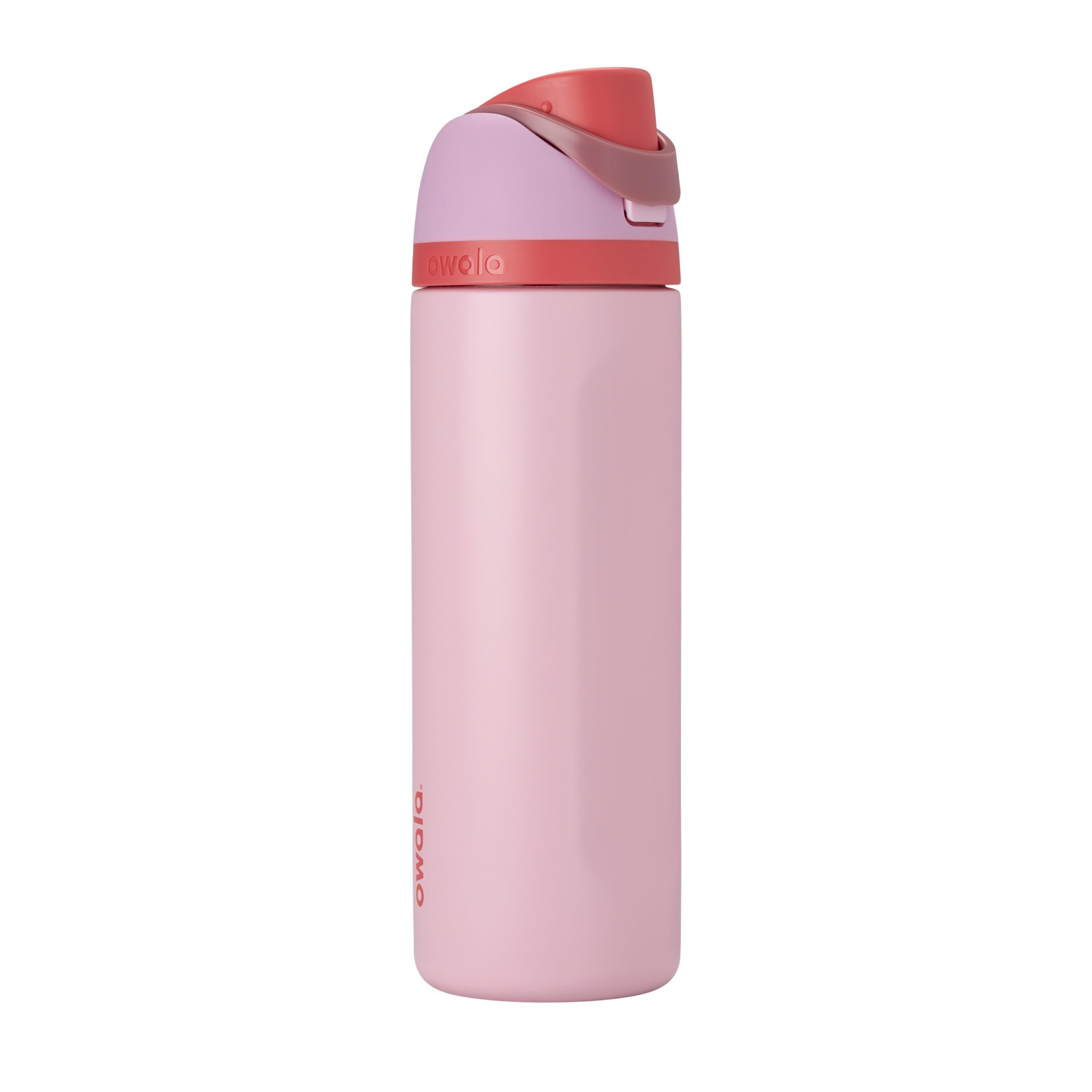 Owala FreeSip Insulated Stainless Steel Water Bottle with Straw, BPA-Free Sports Water Bottle, Great for Travel, 24 Oz, Very, Very Dark | Insulated, with Straw, for Sports, Travel, and School, BPA-Free