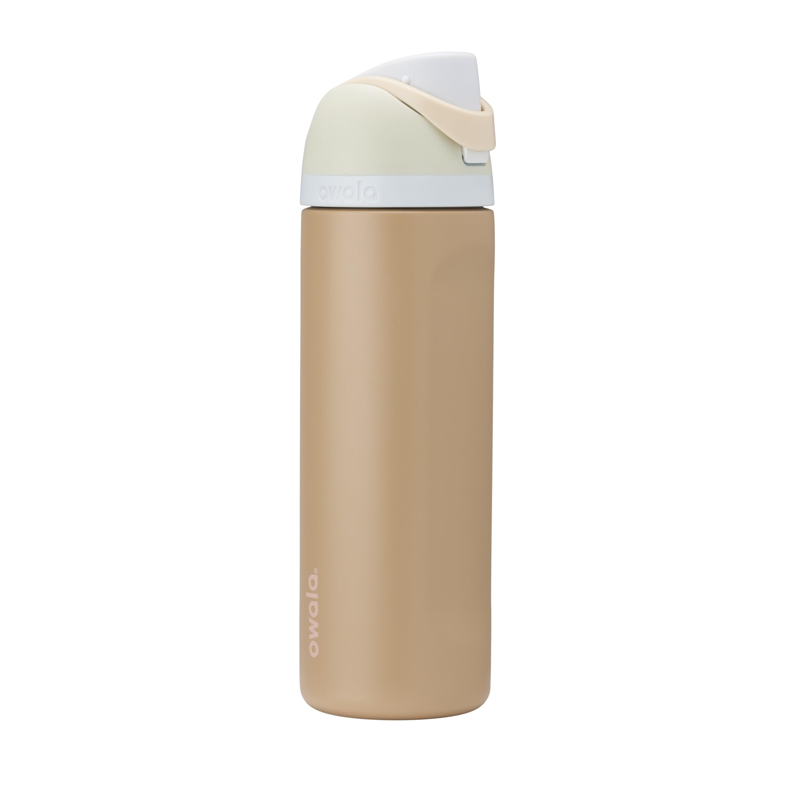 Owala FreeSip Insulated Stainless Steel Water Bottle with Straw, BPA-Free Sports Water Bottle, Great for Travel, 24 Oz, Black Cherry