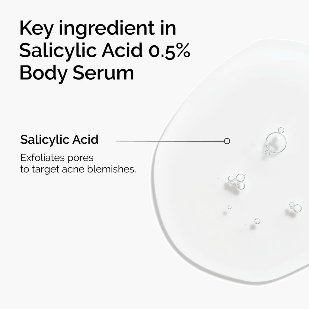 The Ordinary Salicylic Acid 0.5% Body Serum, Exfoliating Treatment for Acne-Prone Skin, 8.1 Fl Oz