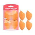 Real Techniques Miracle Complexion Sponge, 4 Pack, For Applying Liquid & Cream Foundation, Skin Tint & Concealer, Makeup Blending Sponge, Natural Finish, Latex-Free & Cruelty-Free