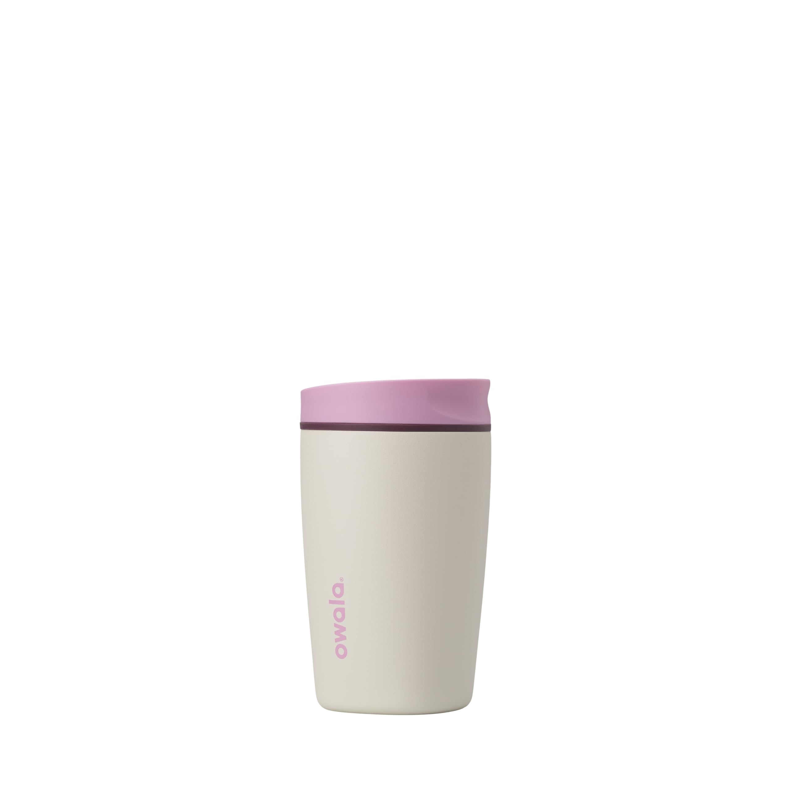 Owala SmoothSip Slider Insulated Stainless Steel Coffee Tumbler, Reusable Iced Coffee Cup, Hot Coffee Travel Mug, BPA Free 20 oz, In Bloom