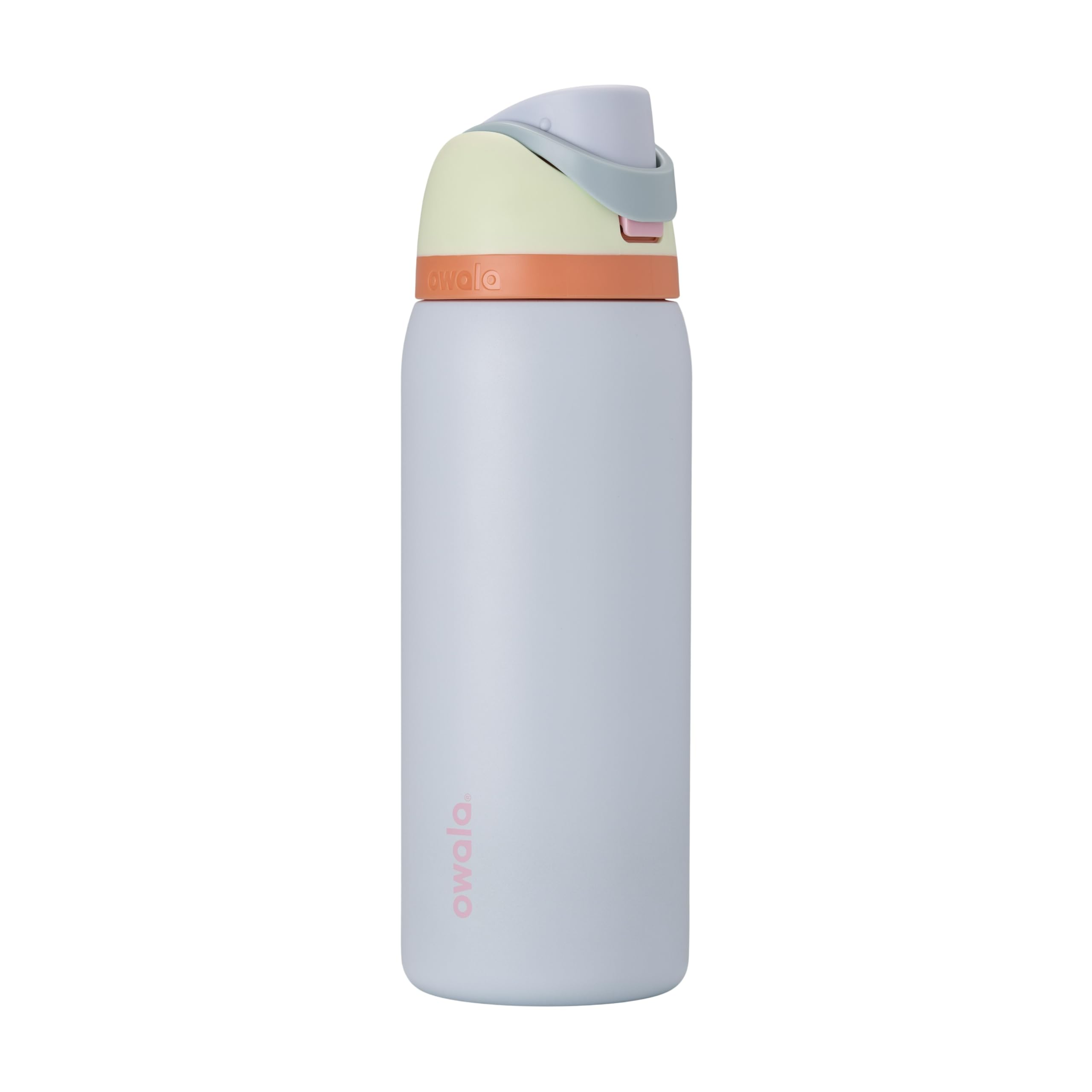 Owala FreeSip Insulated Stainless Steel Water Bottle with Straw, BPA-Free Sports Water Bottle, Great for Travel, 24 Oz, Black Cherry