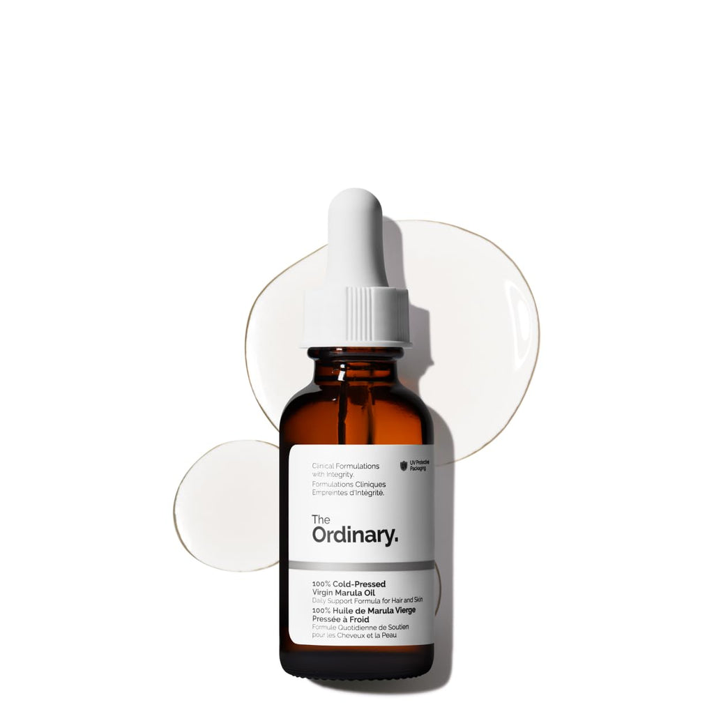 The Ordinary 100% Cold-Pressed Virgin Marula Oil, Antioxidant-Rich, Unrefined Oil for Radiant Skin, 1 Fl Oz
