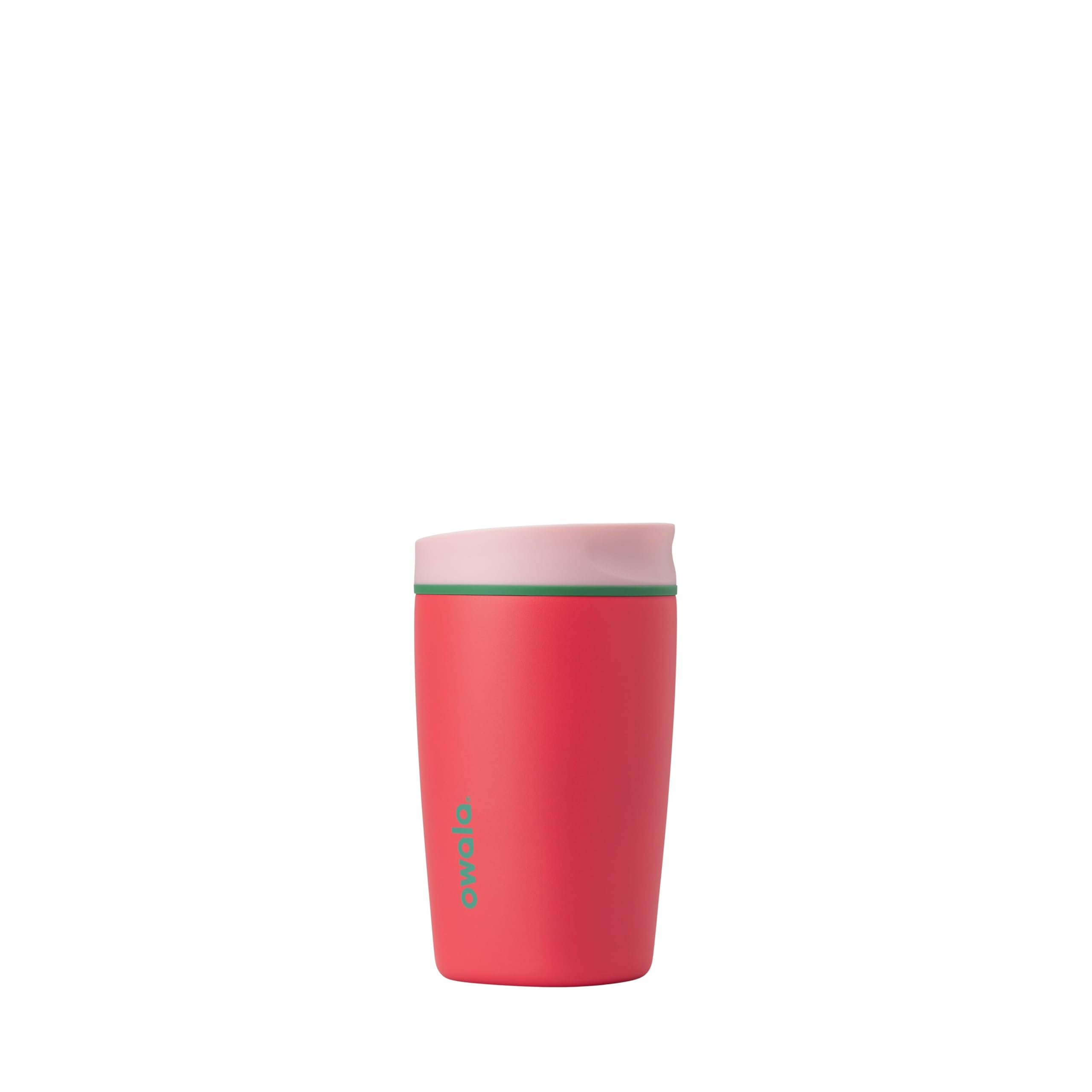 Owala SmoothSip Slider Insulated Stainless Steel Coffee Tumbler, Reusable Iced Coffee Cup, Hot Coffee Travel Mug, BPA Free 20 oz, In Bloom