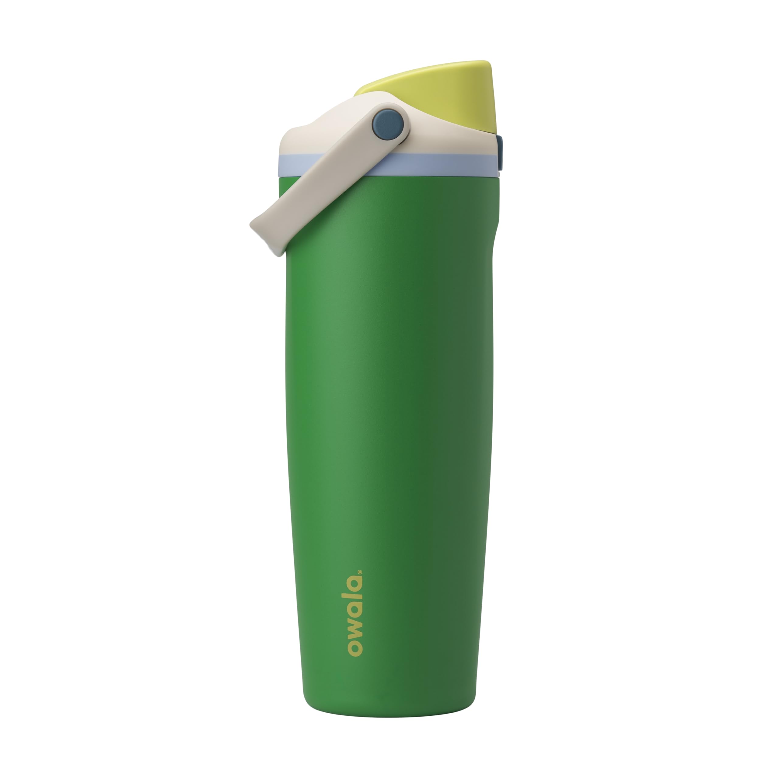 Owala FreeSip Sway Insulated Stainless Steel Water Bottle with Two-Way Spout, Built-In Straw and Bucket Handle, Made for Travel, School, and Sports, 40oz, BPA Free, Leak Proof, Putting Green