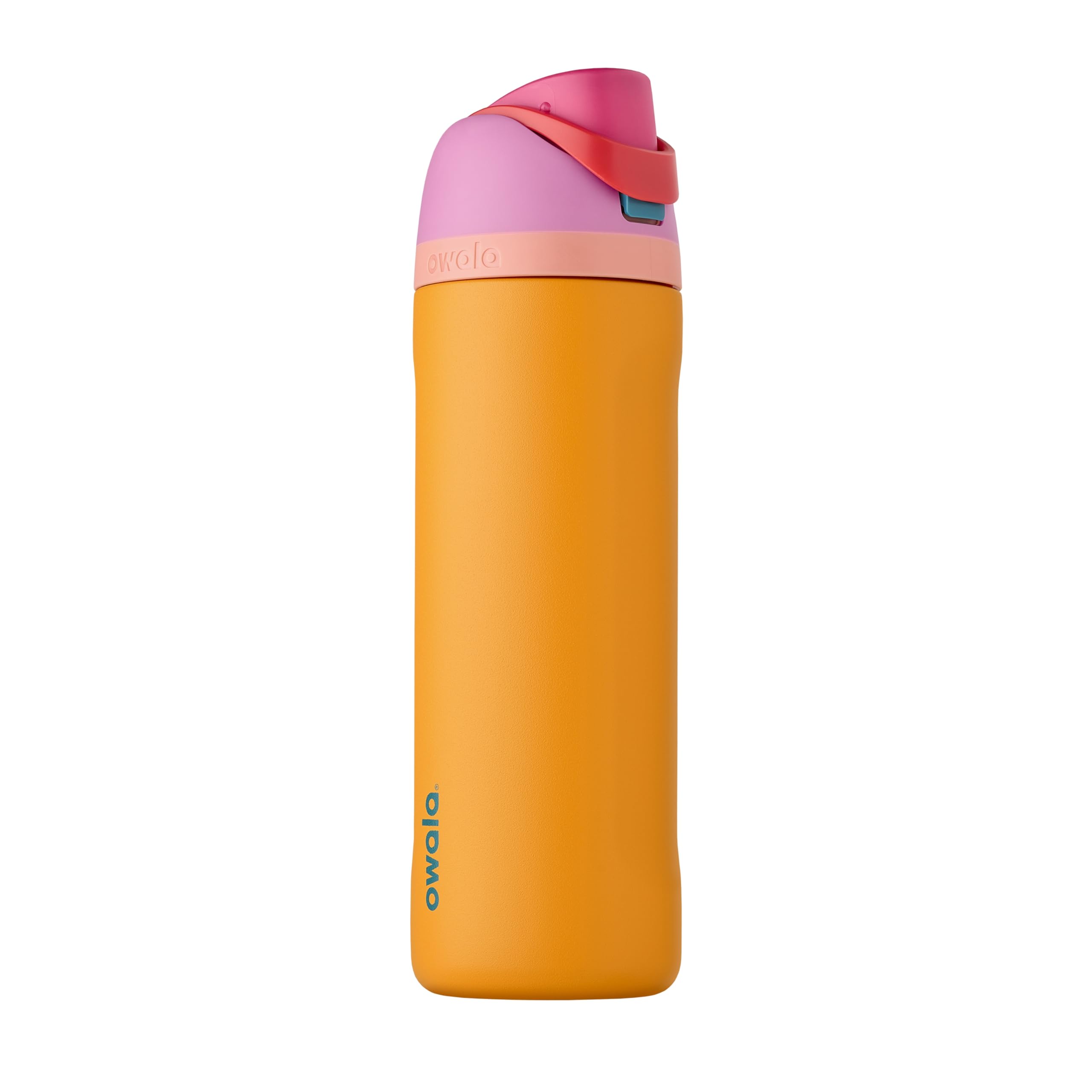 Owala FreeSip Insulated Stainless Steel Water Bottle with Straw, BPA-Free Sports Water Bottle, Great for Travel, 24 Oz, Very, Very Dark | Insulated, with Straw, for Sports, Travel, and School, BPA-Free