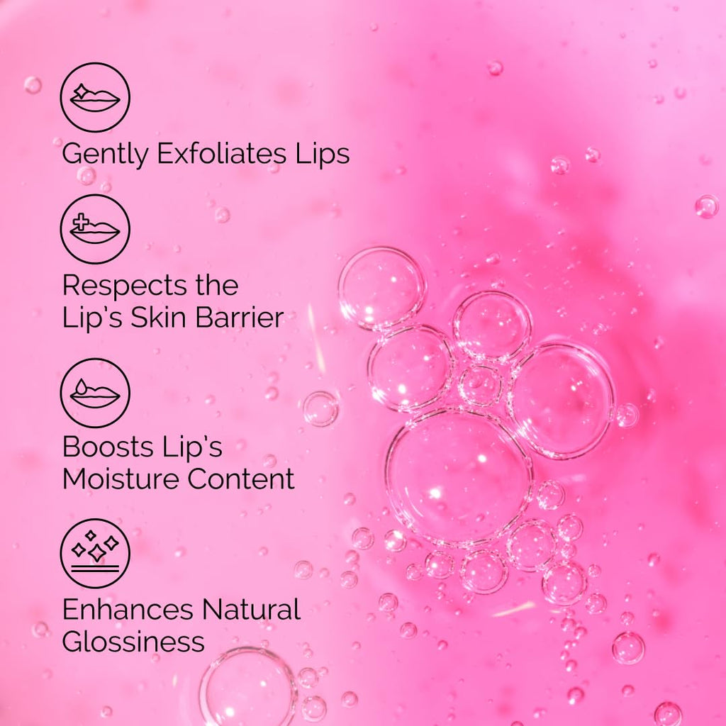 The Ordinary PHA 5% Exfoliating Lip Serum, Hydrating Overnight Lip Exfoliator Treatment, 0.5 Fl Oz