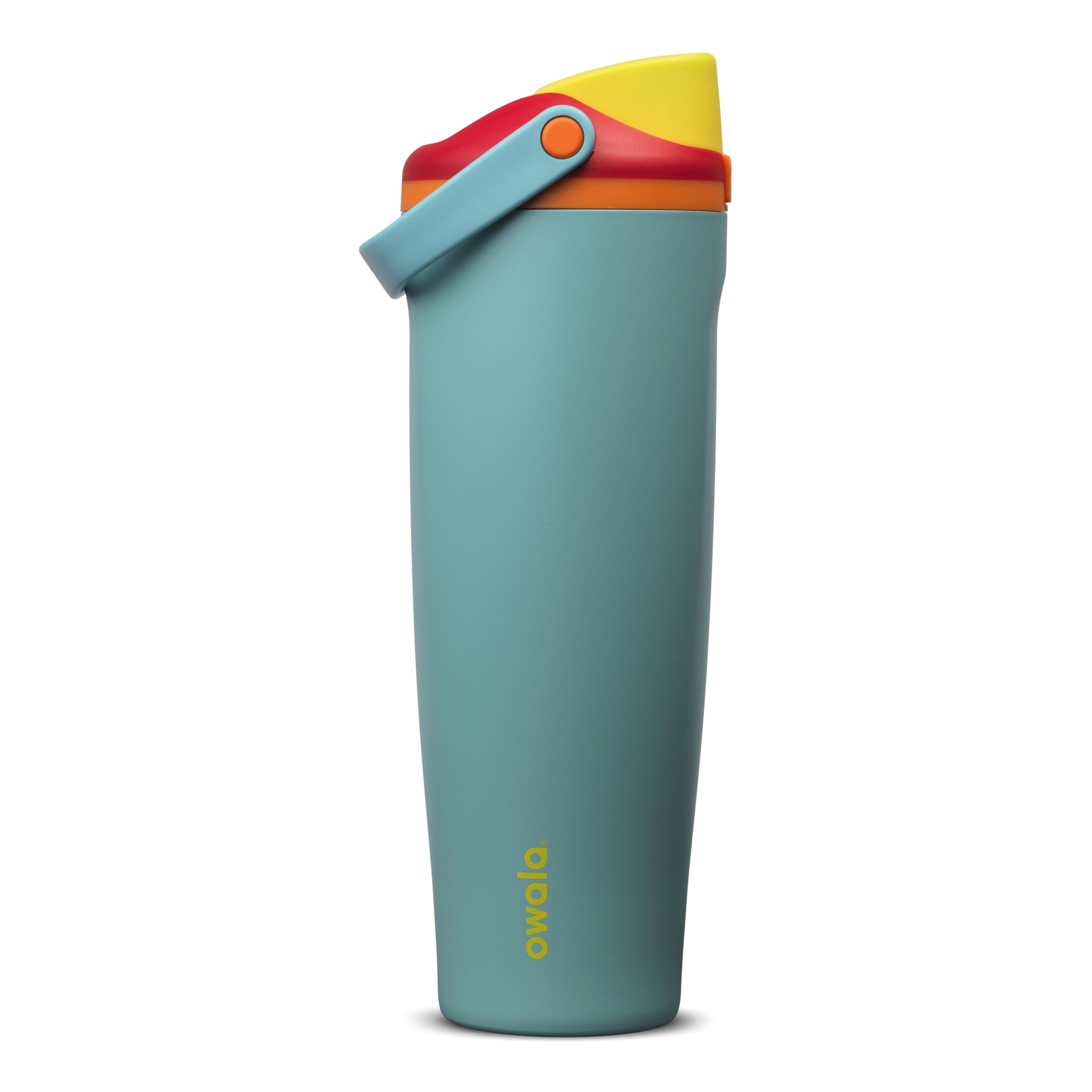 Owala FreeSip Sway Insulated Stainless Steel Water Bottle with Two-Way Spout, Built-In Straw and Bucket Handle, Made for Travel, School, and Sports, 30oz, BPA Free, Leak Proof, Foggy Tide