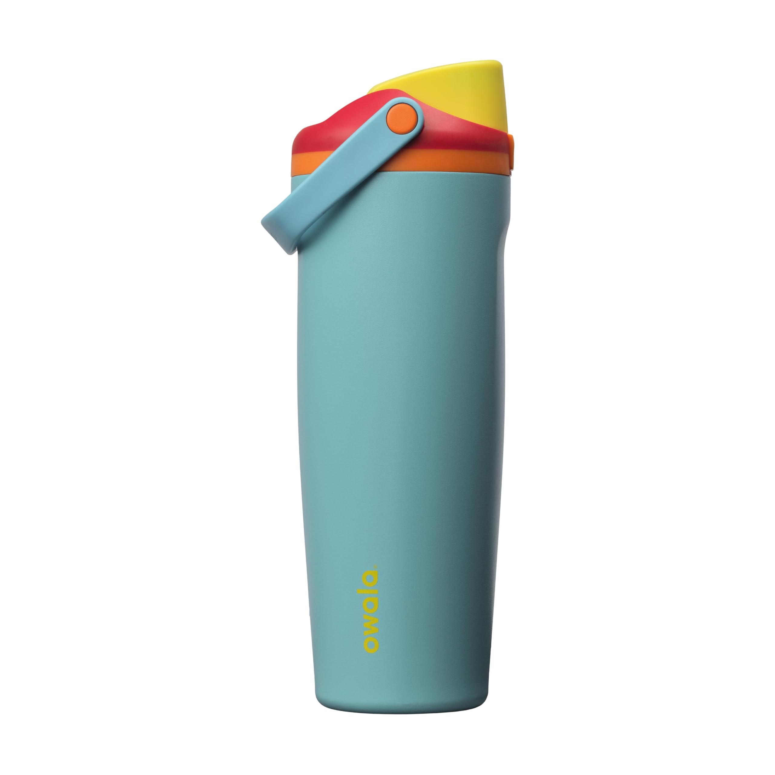 Owala FreeSip Sway Insulated Stainless Steel Water Bottle with Two-Way Spout, Built-In Straw and Bucket Handle, Made for Travel, School, and Sports, 30oz, BPA Free, Leak Proof, Foggy Tide