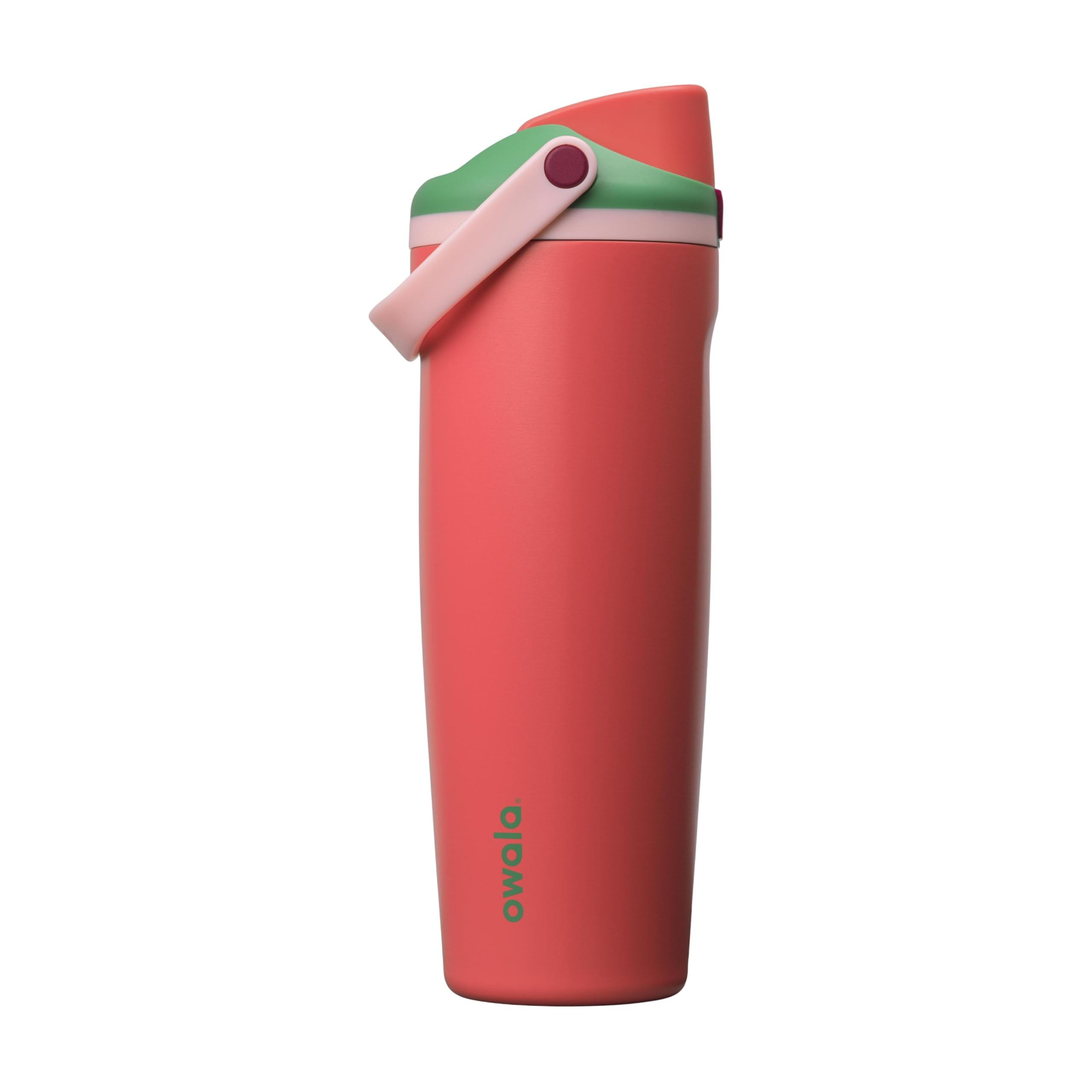 Owala FreeSip Sway Insulated Stainless Steel Water Bottle with Two-Way Spout, Built-In Straw and Bucket Handle, Made for Travel, School, and Sports, 40oz, BPA Free, Leak Proof, Putting Green