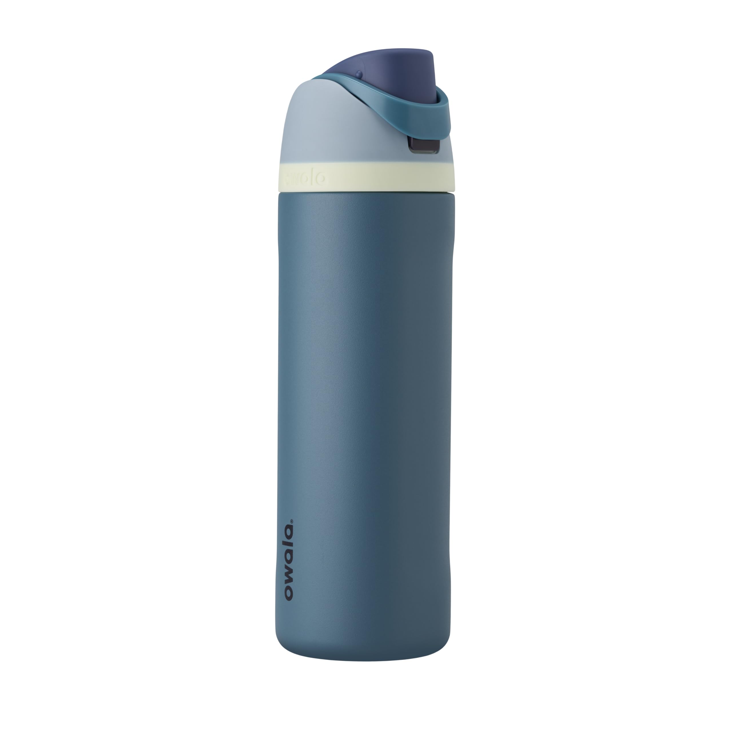 Owala FreeSip Insulated Stainless Steel Water Bottle with Straw, BPA-Free Sports Water Bottle, Great for Travel, 24 Oz, Black Cherry
