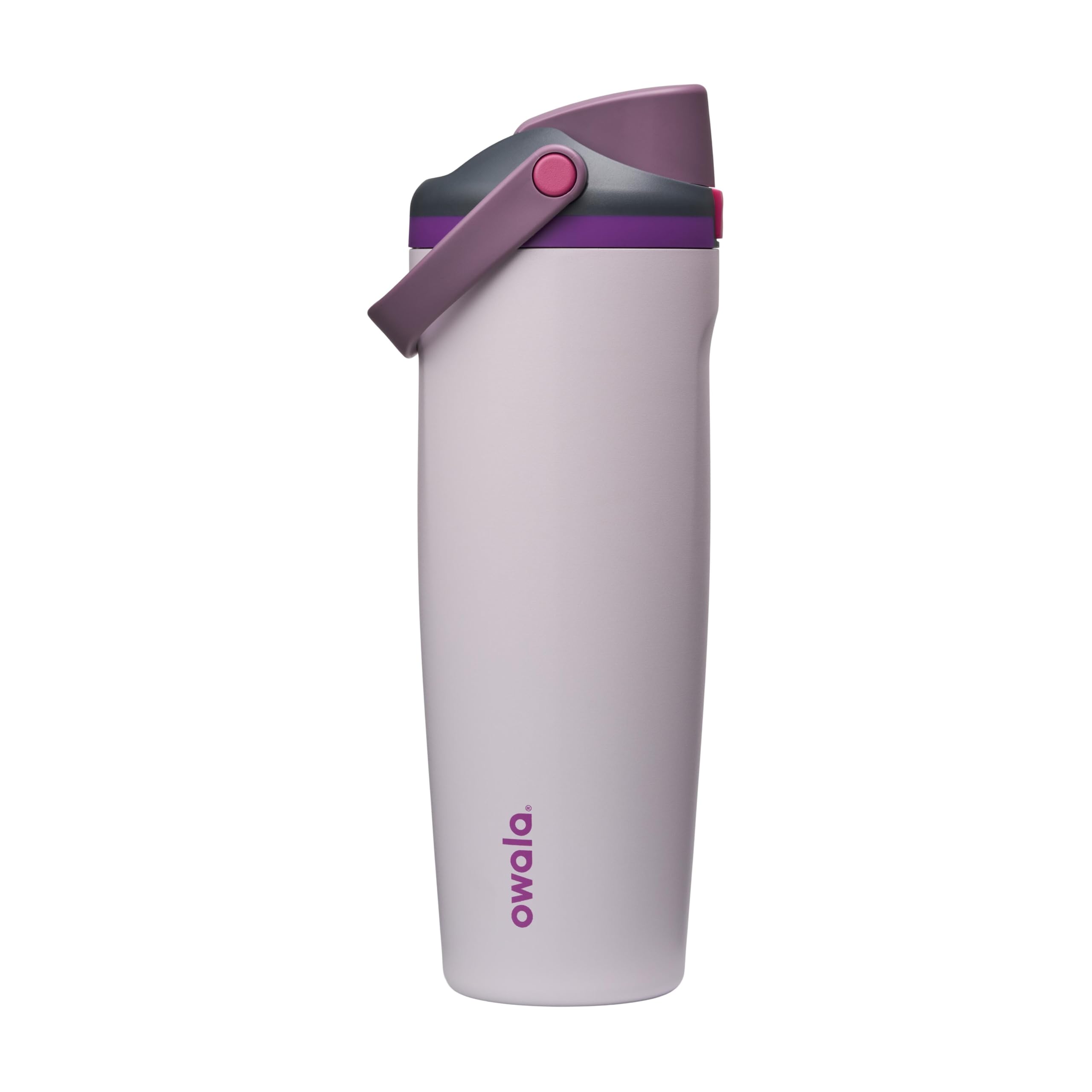 Owala FreeSip Sway Insulated Stainless Steel Water Bottle with Two-Way Spout, Built-In Straw and Bucket Handle, Made for Travel, School, and Sports, 30oz, BPA Free, Leak Proof, Foggy Tide