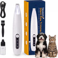 Silent Pet Paw Trimmer | Cordless Shaver for Dogs, Cats, Big & Small Animals with Light | Rechargeable Home and Salon Grooming Tool for Paws, Face, Ears, Butt