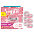 Gillette Venus ComfortGlide White Tea Women's Razor Blades, 3-Blade Razor Refills, 6 Count, Holiday Gifts for Women
