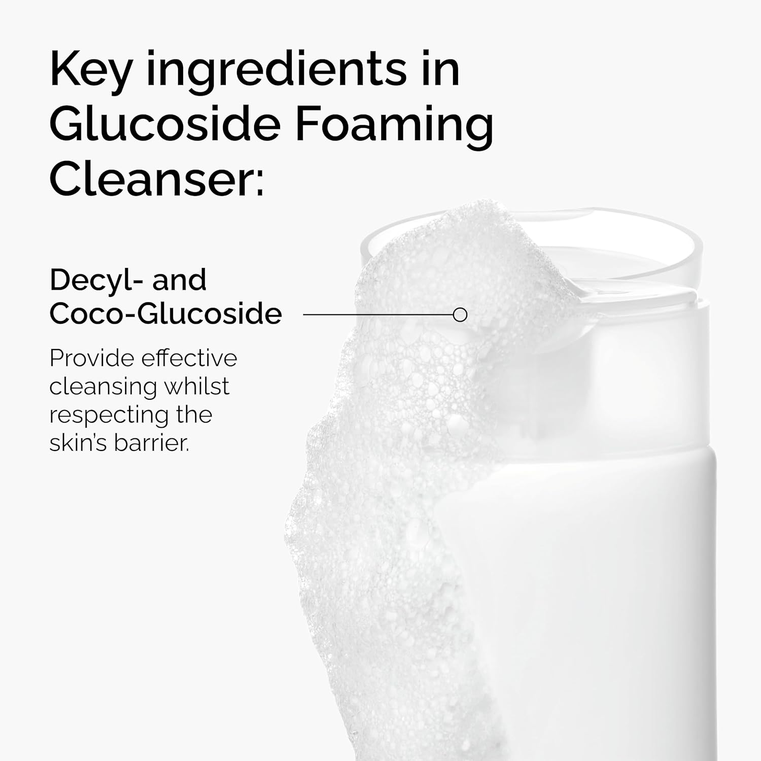 The Ordinary Glucoside Foaming Cleanser,Gentle Foaming Face Wash for All Skin Types Including Sensitive Skin,5.1 Fl Oz,(Pack of 2)