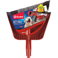 O-Cedar Sweep Broom with Step-On Dustpan | Remove 99% with One Sweep | Lightweight Quiet Cleaning Tool | Ideal for Pet Owners