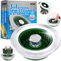 Sink Drain Strainer - Sink Stopper Kitchen Drain, 3 in 1 Kitchen Sink Drain Strainer with Anti-Clogging Basket, Kitchen Gadgets Clearance Sink Accessories, Fit US Standard 3-1/2'' Sink Hole, Silver