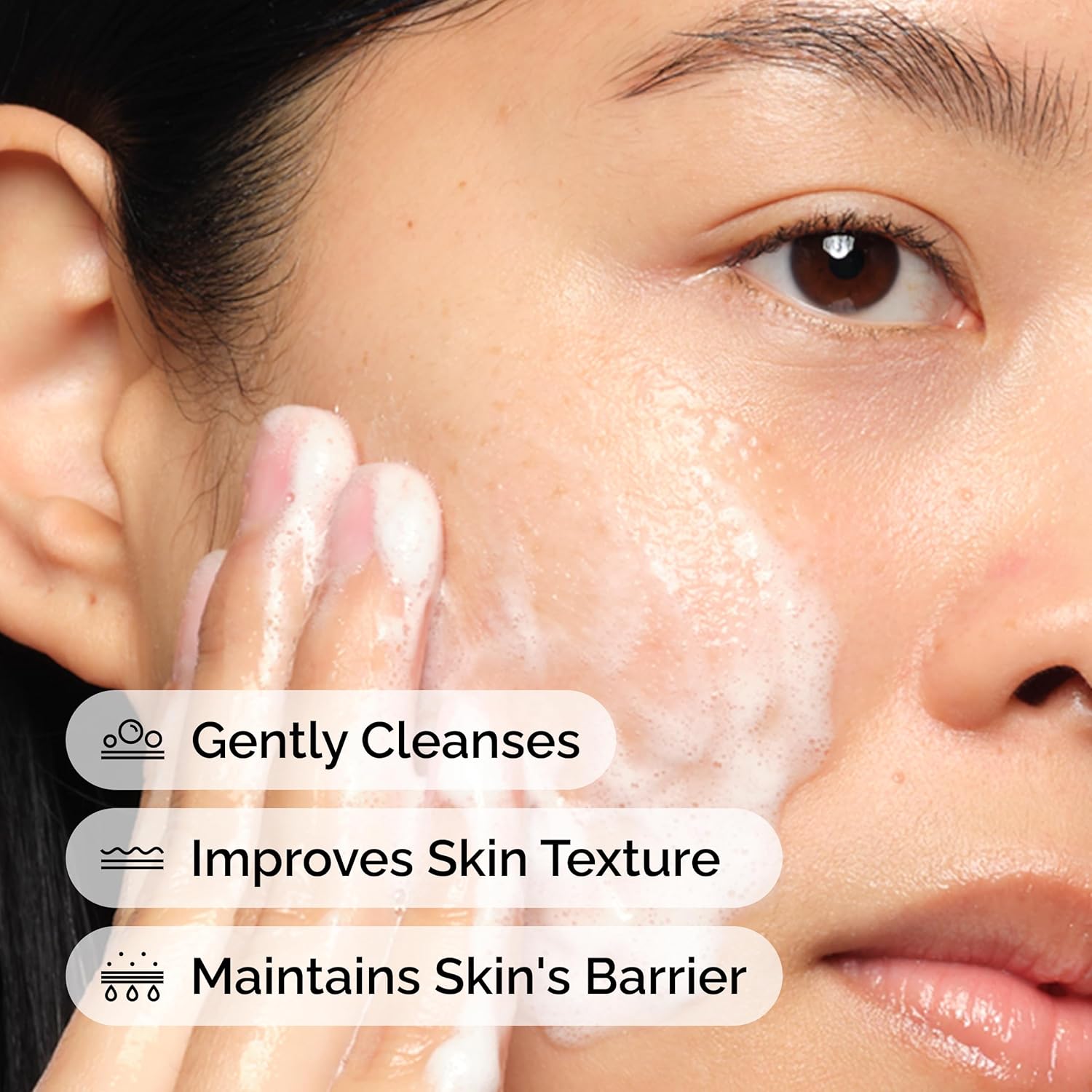 The Ordinary Glucoside Foaming Cleanser,Gentle Foaming Face Wash for All Skin Types Including Sensitive Skin,5.1 Fl Oz,(Pack of 2)