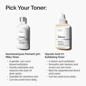 Saccharomyces Ferment 30% Milky Toner
